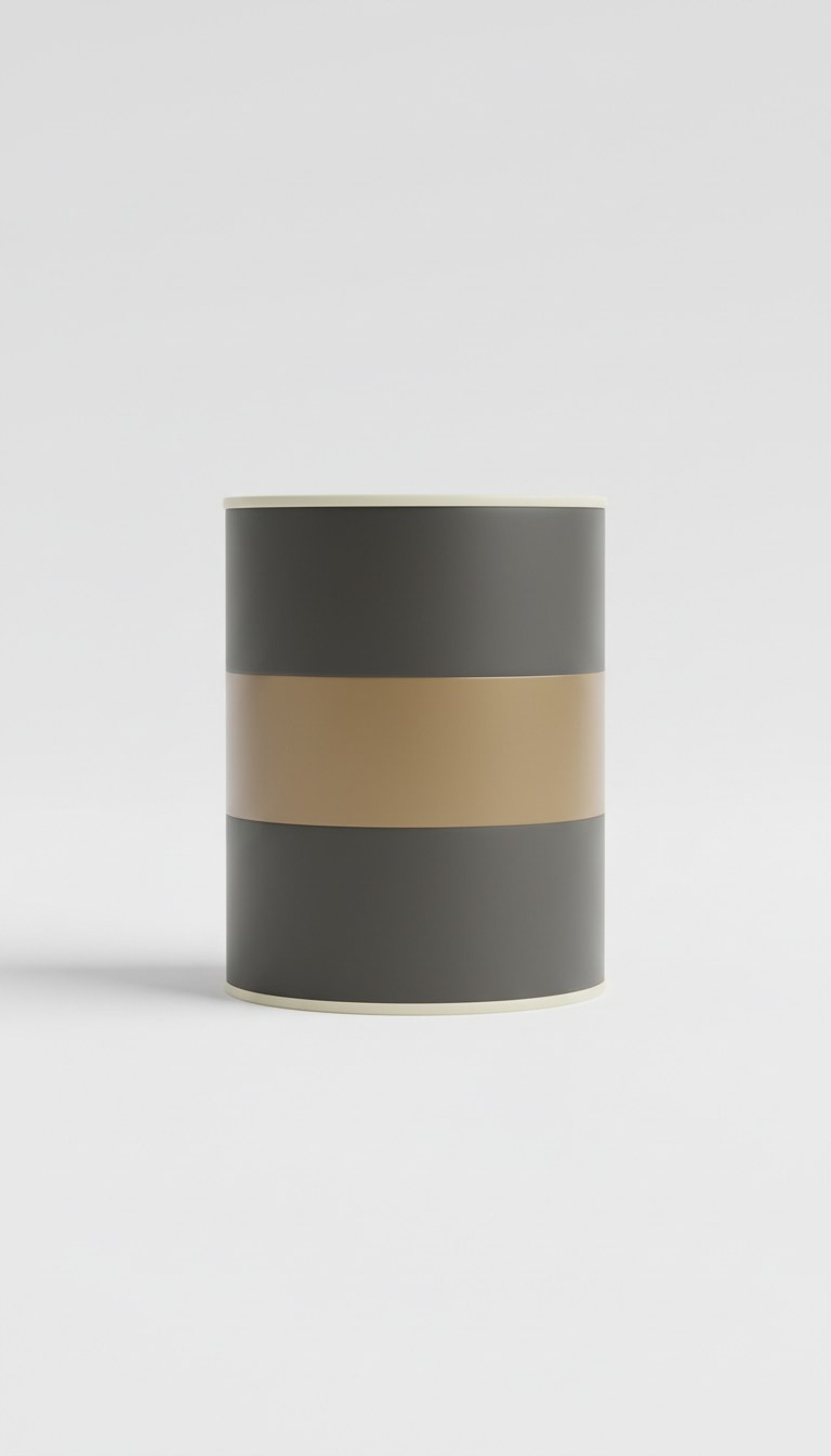 Technical String Reel With Minimalist Label